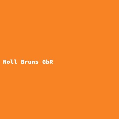 Hersteller: Noll Bruns GbR