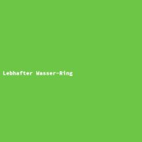 Lebhafter Wasser-Ring