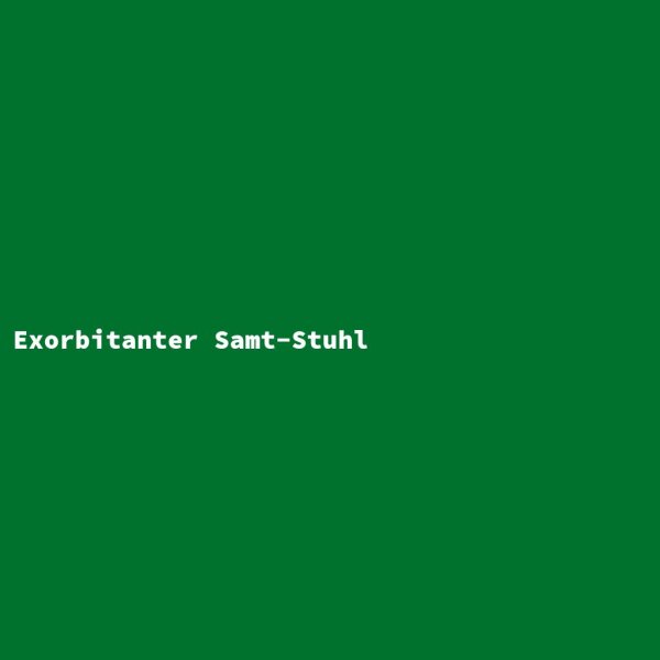 Exorbitant Velvet Chair